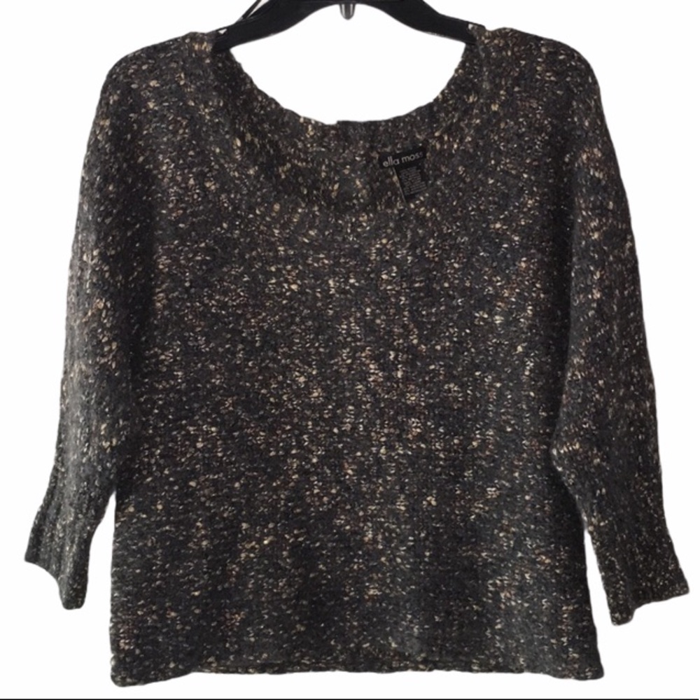 Ella Moss cropped knit sweater